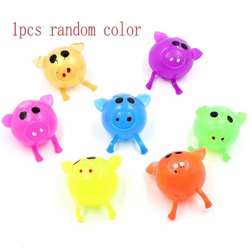 Jouet Anti-Stress Cochon Jello Décoratif, 1 Pièce, Jouet Anti-Stress, Évent, Pour Enfants
