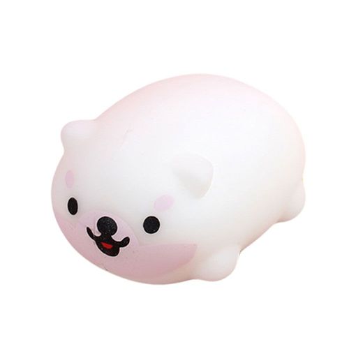 Ours Mochi À Presser, Jouet Amusant Pour Enfants Et Adultes, Animal À Main, Anti-Stress, Décoration De Bureau, Cadeau Pour Amis, 1 Pièce