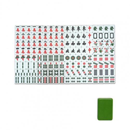 Divertissement Portable De Mahjong 144 Pièces/Ensemble, Jeu De Fête En Mélamine, De Mahjong Chinois Pour L'intérieur