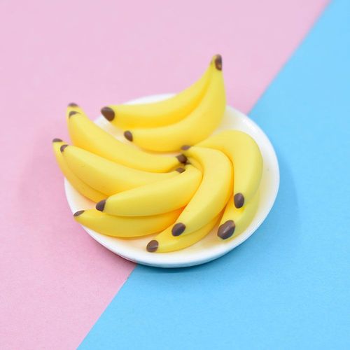 Mini Jouets Pour Blyth Barbie, 10 Pièces, Bananes Miniatures, Simulation De Fruits, Jouets Pour Poupées Bjd, Accessoires De Cuisine, Jouets Pour Enfants