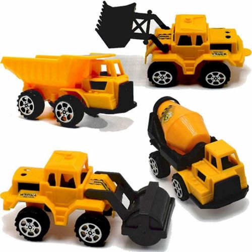 Mini Voiture En Alliage Moulé Sous Pression, 1 Pièce, Modèle De Voiture, Jouet D'ingénierie, Véhicules, Camion À Benne, Chariot Élévateur, Pelle, Mini Cadeau, Collection
