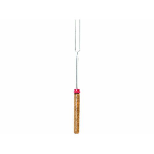 infactory Broche à barbecue télescopique 30 - 90cm de long Broche à barbecue Fourchette à barbecue