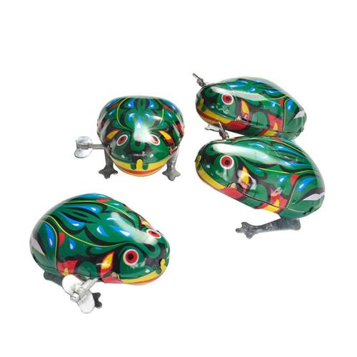 Jouet Mécanique En Fer Pour Enfant, Jouet Rétro, Grenouille Sautante, Puzzle Éducatif, Vintage, Cadeau Pour Bébé Garçon