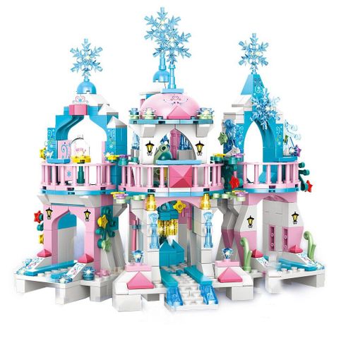 Blocs De Construction En Briques Pour Filles, Château De Vacances, Terrain De Jeu, Pays De Rêve, Bricolage, Jouets D'assemblage Moc, Cadeau, 2020