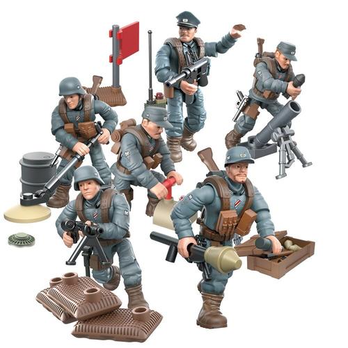 2021 Guerre Mondiale 2 Ww2 Armée Militaire Soldat Ville Police Swat Allemagne D'infanterie Avec Arme Chiffres Blocs De Construction Briques Jouet Pour Enfants