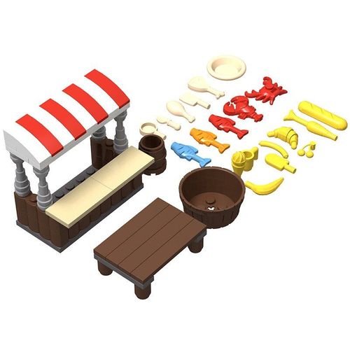 Blocs De Construction En Briques, Mini Vue Sur La Rue De La Ville, Petit Magasin, Snack-Bar, Jouets Pour Enfants À Assembler Soi-Même, 2020