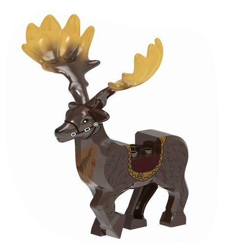Blocs De Construction Ville, Village D'hiver, Arbre De Noël, Père Noël, Animaux, Elk, À Monter Soi-Même, Jouets Cadeaux Pour Filles, 2021