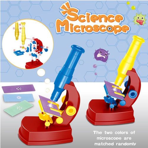 Kit De Microscope Biologique Pour Enfants, Jouet Éducatif De Laboratoire, Maison, École, Science, Assemblage, Cadeau