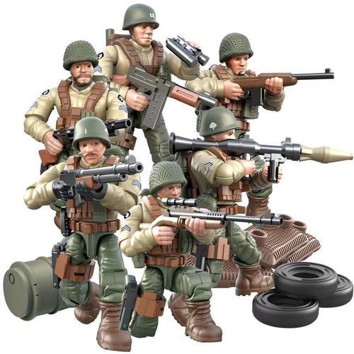 Blocs de construction Seconde Guerre mondiale Figurines militaires de  l'armée soviétique Figurines de soldat compatibles avec Lego Assembly Toy  Boys