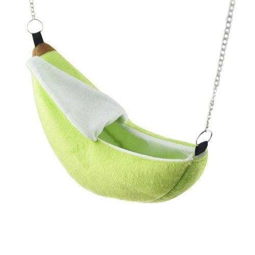 Lit Banane Pour Hamster, Furet, Lapin, Petit Coton, Maison Suspendue, Nouvelle Cage Pour Animaux De Compagnie, Maison Pour Animaux De Compagnie, Refermable