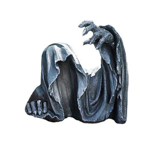 Statue De Faucheuse En Résine, Sculpture Gothique, Sculpture De Jardin, Décoration Artisanale Pour La Maison