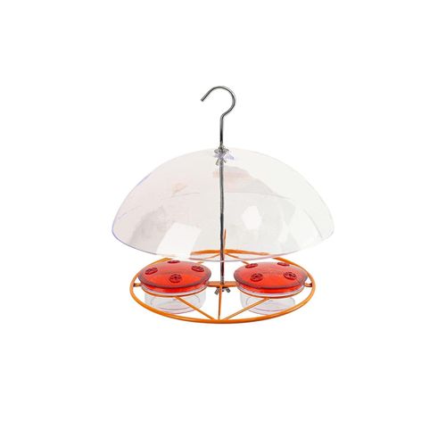 Mangeoire À Oiseaux En Métal, Résistante À La Souris, Suspendue En Plastique, Pour Jardin, Balcon, Extérieur