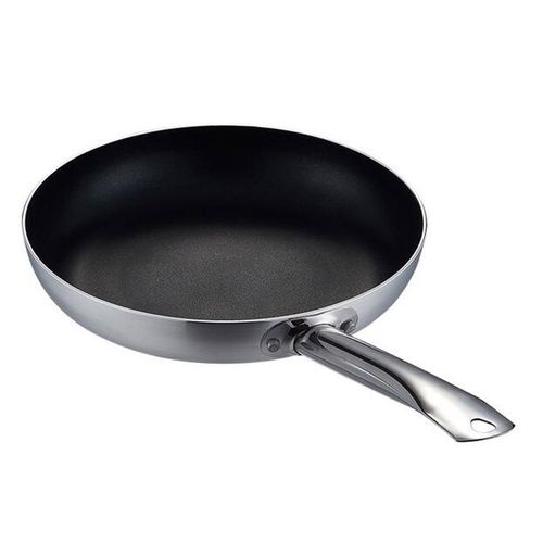 Poêle À Frire Professionnelle En Acier Inoxydable, Sans Revêtement Chimique, Pour La Cuisine, 28 Cm