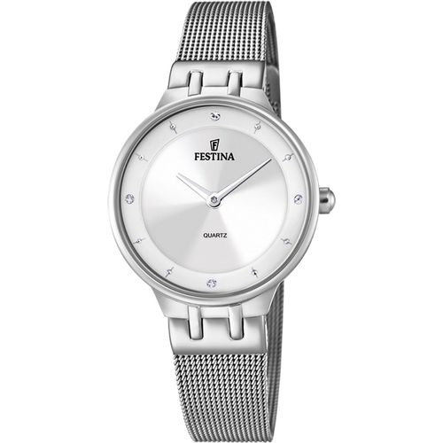 Montre Femme Festina Mademoiselle En Acier Gris