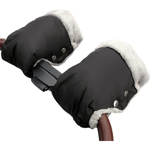 Gants Poussette Protège-Mains Hiver Antigel Moufles Poussette Bebe Gants Imperméable Et Coupe-Vent Antigel Gants Chauffe-Mains