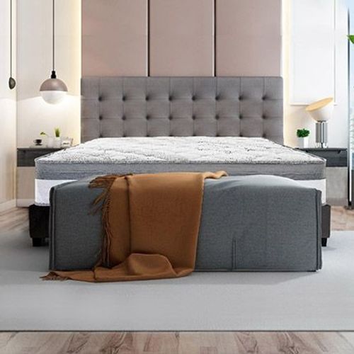 Matelas Ressorts Ensachés + Mousse Hr 160x200 Cm - Relax