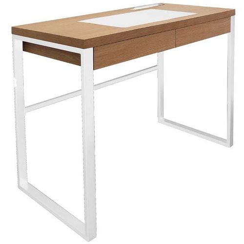 Bureau Industriel En Bois Et Métal Avec Tiroir
