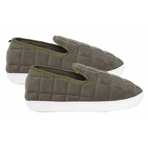 Pantoufles Chaussons In Outdoor Souts Confort Premium Igloo Velours Kaki