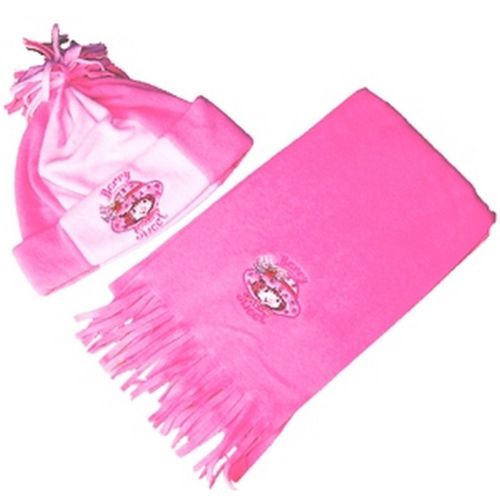 Bonnet Et Écharpe Polaire Charlotte Aux Fraises