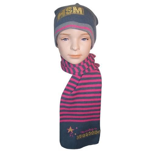 Set Bonnet Écharpe High School Musical Gris 51 Cm
