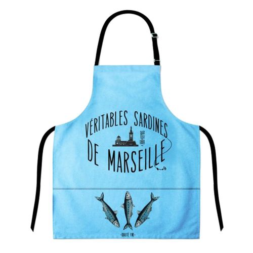 Tablier Adulte À Nouer Sardine