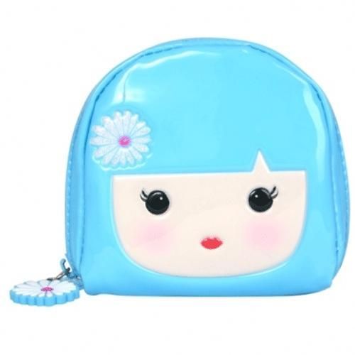 Petit porte monnaie bleu Kimmi Junior