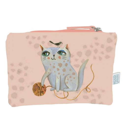 Pochette en coton Crasy Cat by Allen