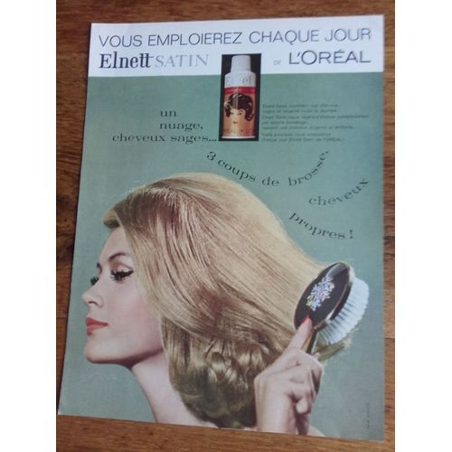 Publicité Années 1950/60 Elnett Satin De LOréal