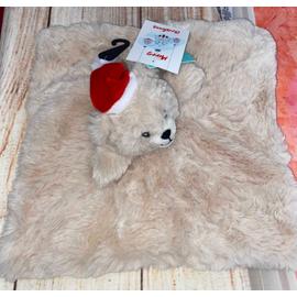 Peluche Noël bébé rouge dès la naissance TEX BABY