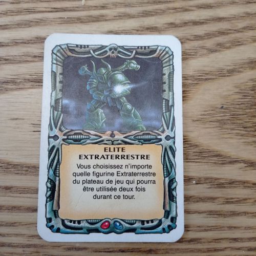 Space Crusade -Carte Evenement-  Elite Extraterrestre