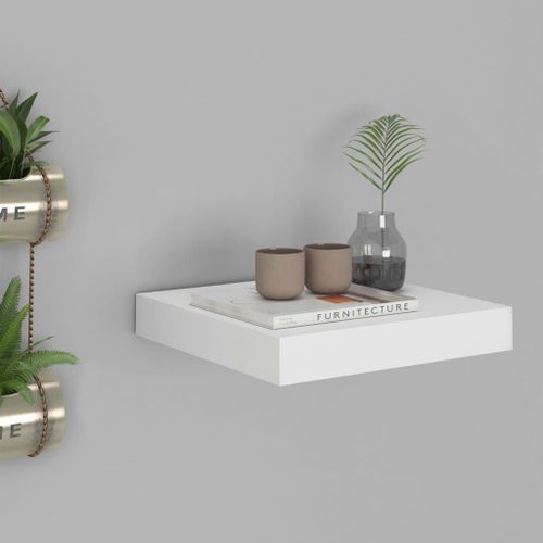 Vidaxl Étagère Flottante Murale Blanc 23x23,5x3,8 Cm Mdf