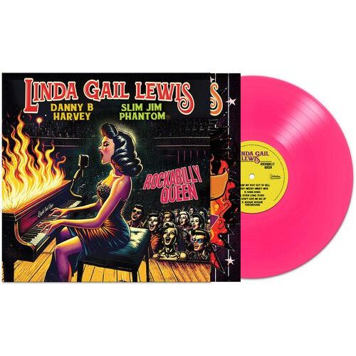 Linda Gail Lewis - Rockabilly Queen [Vinyl Lp] Explicit, Pink, Colored Vinyl