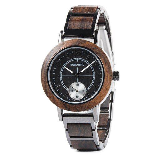 Montre-Bracelet En Bois Pour Femmes, De Luxe, Accessoire De Luxe, Couleur Spéciale, Nouveau Design, C-R12 R12brown Man