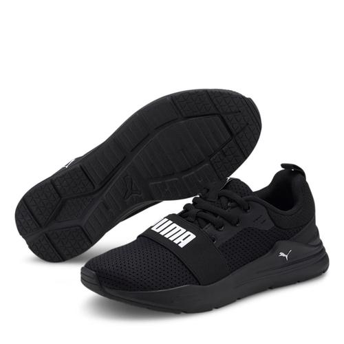 Puma Wired Run Baskets De Running Chaussures De Sport Garçons-Noir-35.5