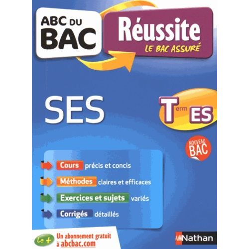 Sciences Économiques Et Sociales Tle Es