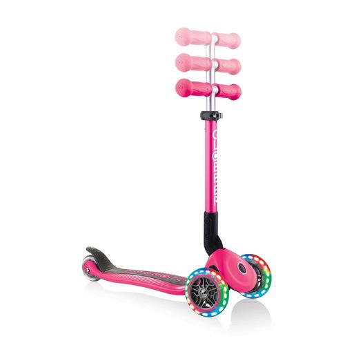 Globber Junior Pliable Avec Lumières Fuchsia