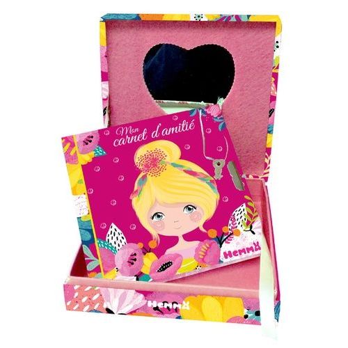 Girly, Mon Coffret Secret - Une Jolie Boîte Avec Miroir Et Un Carnet D'amitié Avec Cadenas + 2 Clefs