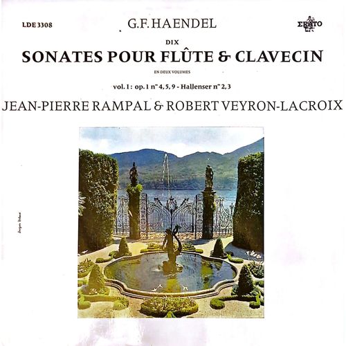 Haendel, Sonates Pour Flûte Et Clavecin Vol. I : Op. 1 N° 4,5,9