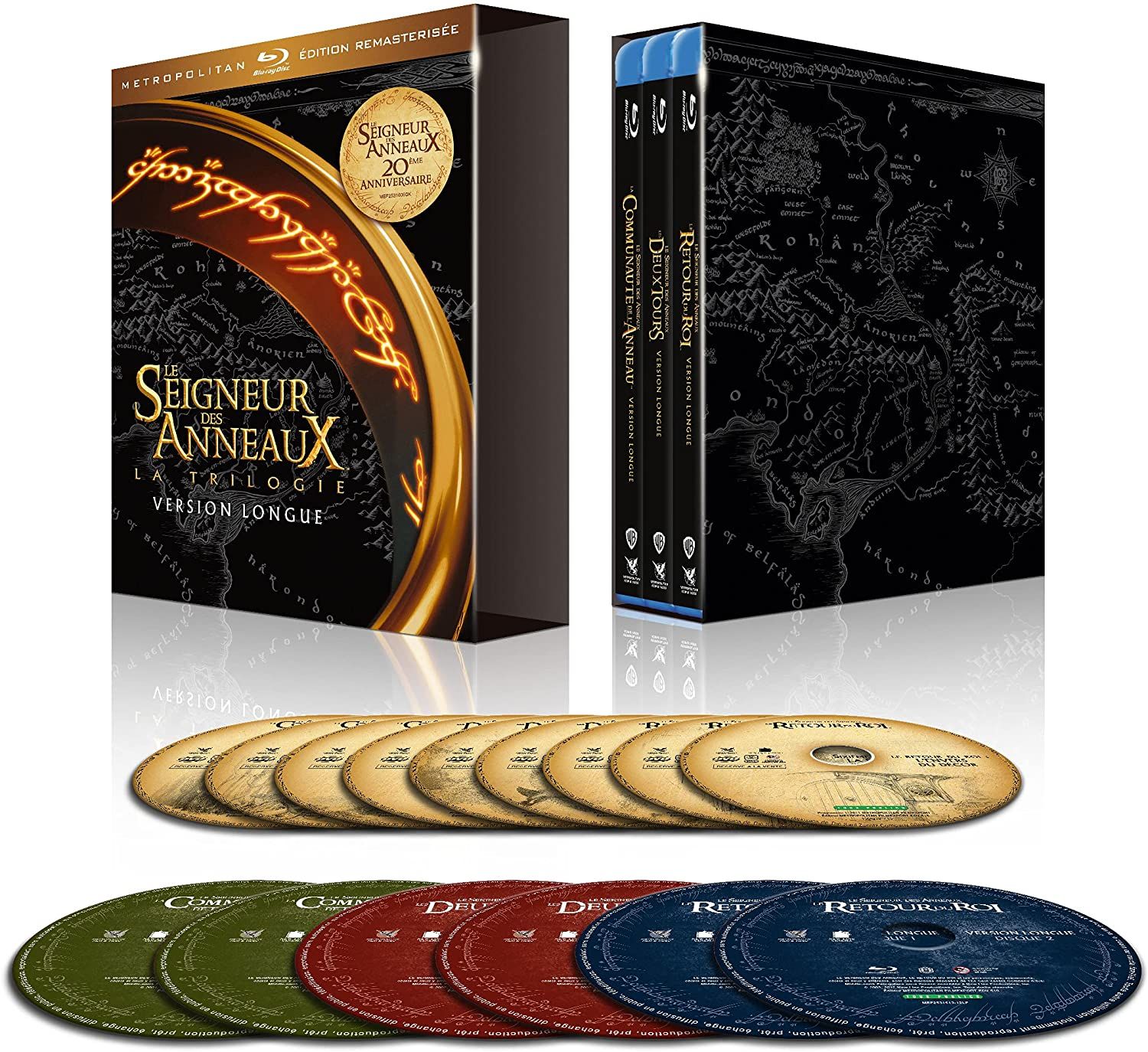 Le Seigneur Des Anneaux : La Trilogie - Version Remasterisée - Blu-Ray