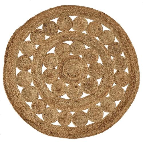 Tapis En Jute 120 X 120 Cm