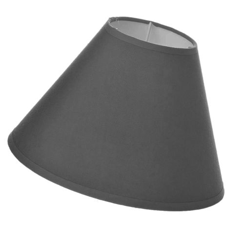 Abat-Jour Conique Gris Foncé 25 Cm