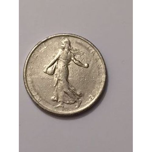Pièce Un Demi Franc Type Semeuse