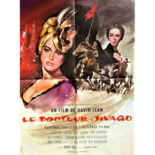 Le Docteur Jivago - David Lean - Omar Sharif - Julie Christie - Affiche Originale Cinéma - 60 X 80 (G.Allard) - 1965 -