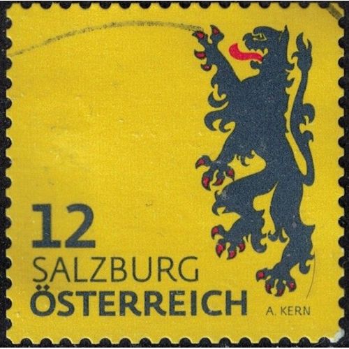 Autriche 2018 Oblitéré Used Armoiries Salzburg Coat Of Armes Blason De Salzbourg Y&t At 3229 Su