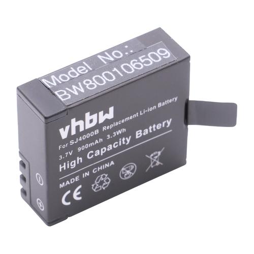 vhbw Batterie compatible avec Qumox SJ4000 WiFi, SJ5000, SJ6000 caméra vidéo caméscope (900mAh, 3,7V, Li-ion)