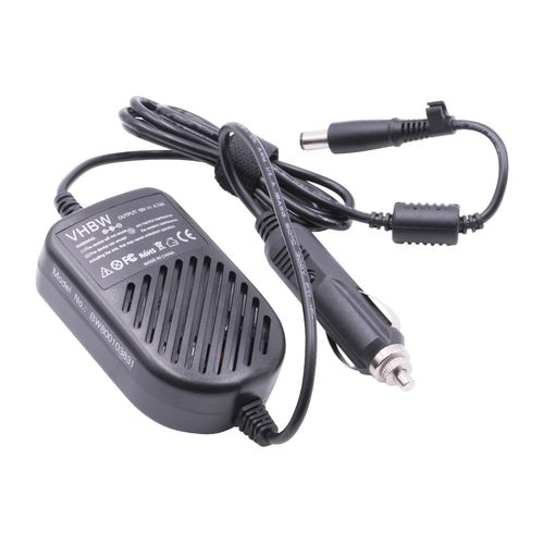 vhbw Câble, chargeur auto compatible avec HP ProBook 6460b, 6465b, 6470b, 6475b, 6540b ordinateur portable, Notebook - câble de chargement 12V, 90W