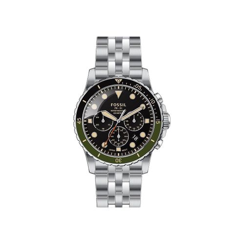 Montre Homme Fossil Fb-01 En Acier Gris
