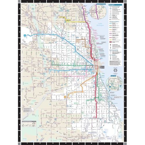 Puzzle Pièces Xxl - Chicago Transit Map - Puzzle 500 Pièces