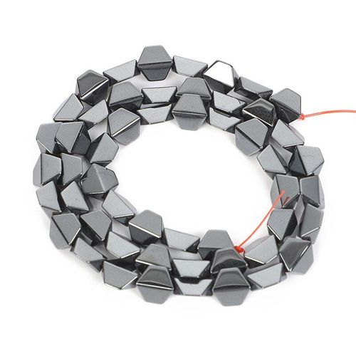 Perles Rondes En Hématite Noire, 6 Styles, En Pierre Naturelle, Pour La Fabrication De Bijoux, Accessoires Pour Bracelets, Diy