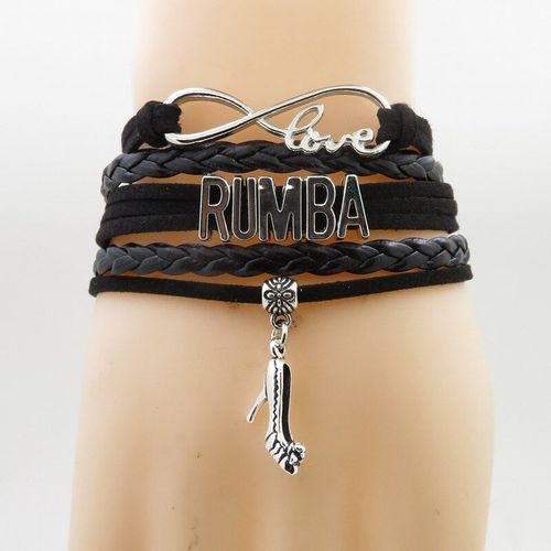 Amour Rumba Bracelets Talons Hauts Charme Rumba Danseuse Cadeau Rumba Fille Bracelet Danseuse Cadeau